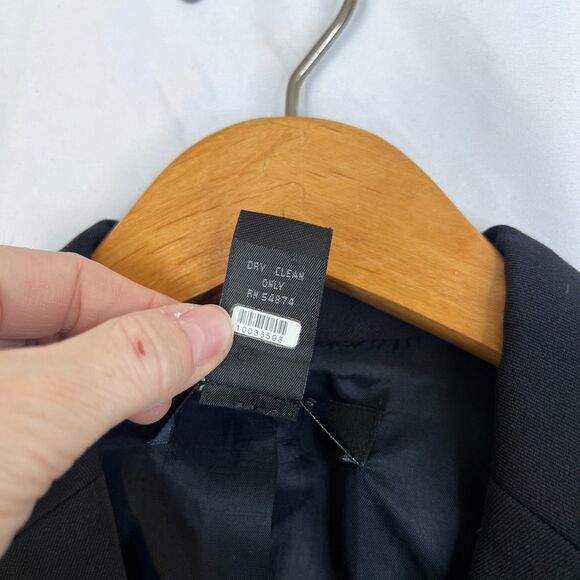 The Limited Stretch Black Elevated Basic Straight Blazer Single Breasted SZ XS - Picture 9 of 10